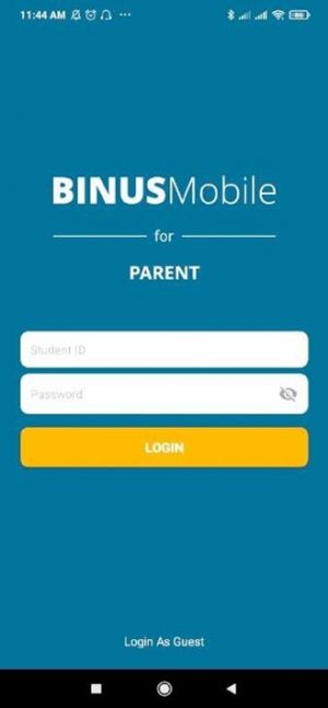 Portal Parent / BINUS Mobile For Parent - BINUS Support