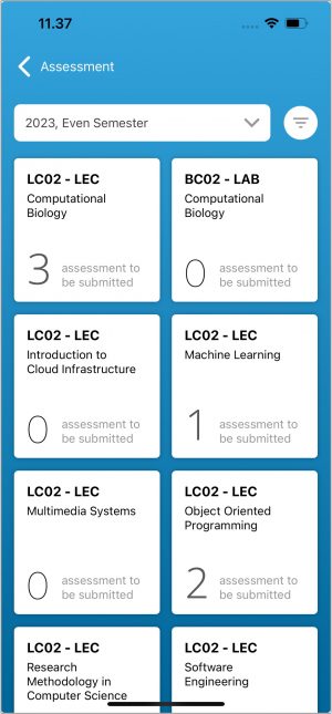 assessment by classes