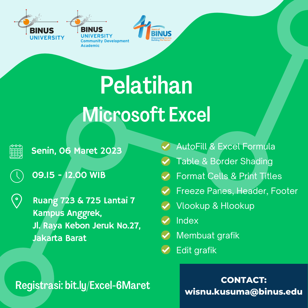 Pelatihan Gratis - MICROSOFT EXCEL