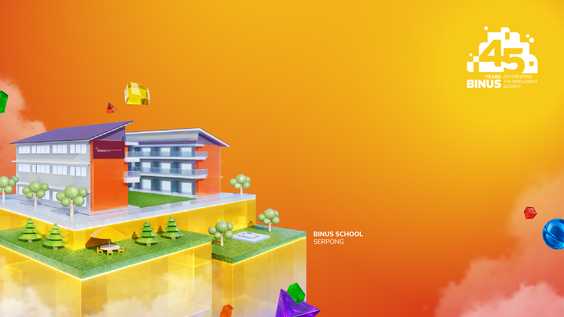 16 Wallpaper BINUS School Serpong Yellow